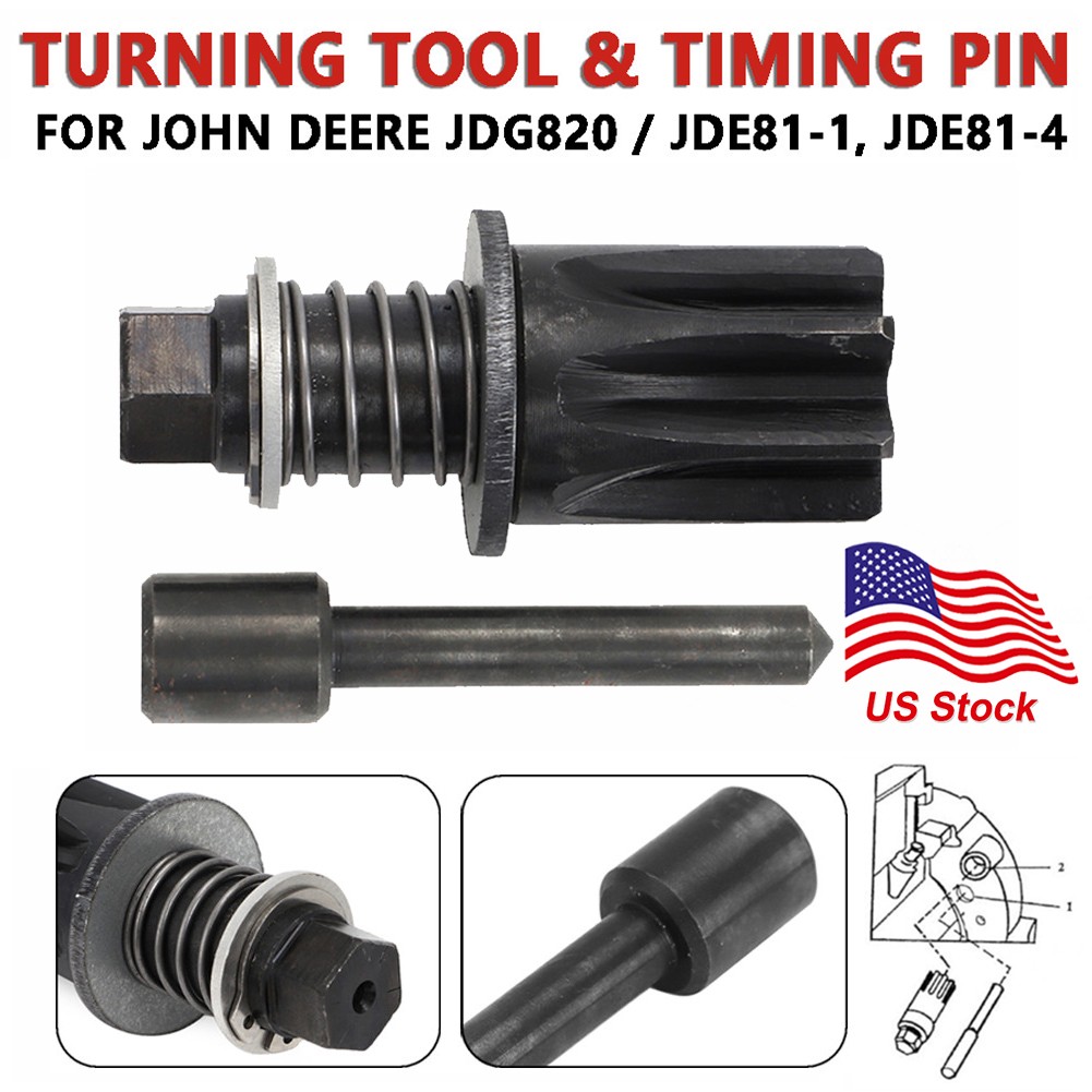 Turning Tool and Timing Pin Kit For John Deere Engine JDG820 / JDE81-1, JDE81-4