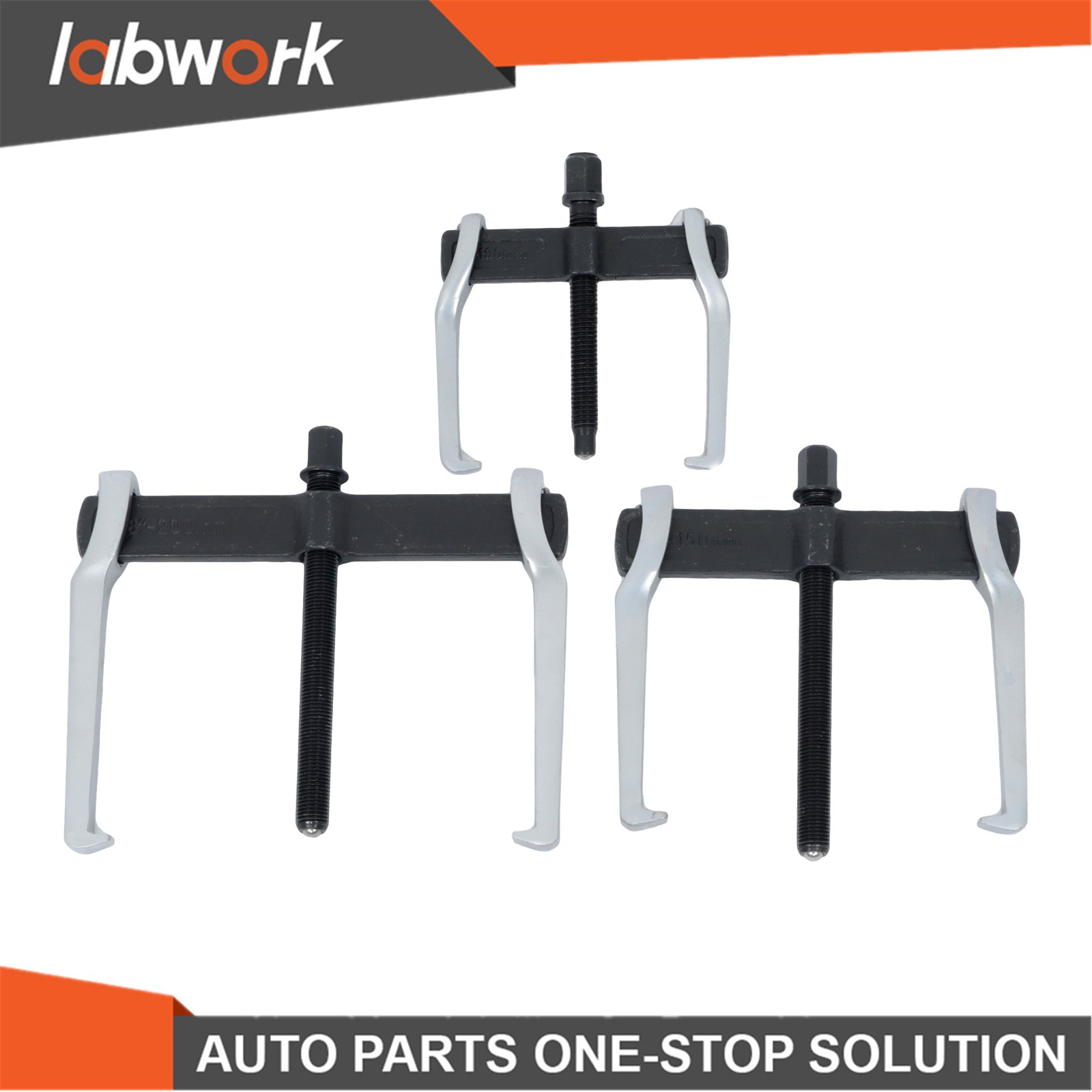 Labwork 4/6/8 2 Claws Puller Kit for Removal of Pulley Flywheel Bearings Gears