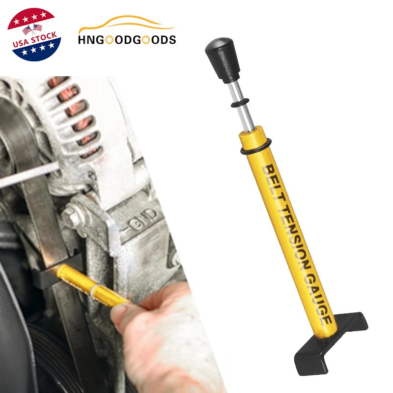 Belt Tension Gauge Universal Easy to Read Hand Tools 10 Lbs Specification Gold