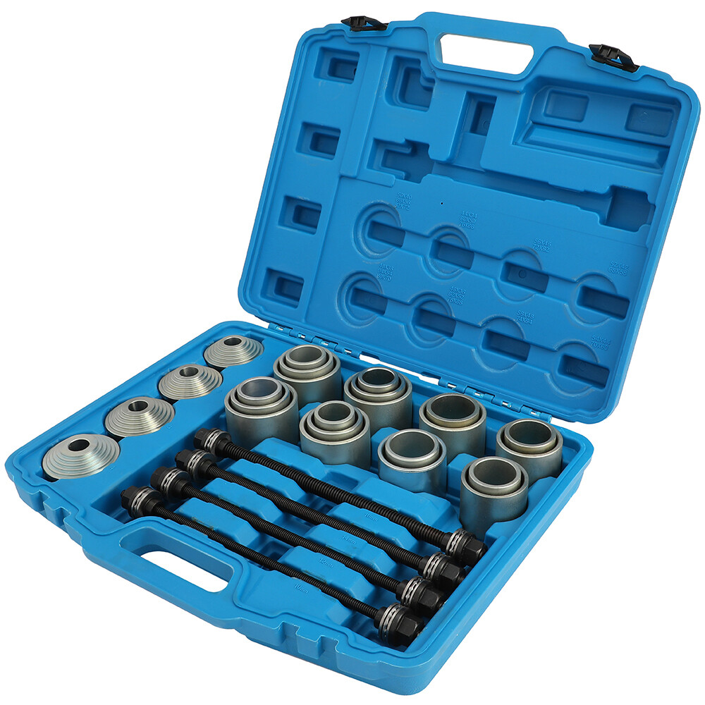 28PCS PRESS PULL SLEEVE KIT REMOVING BEARINGS BUSHES SEALS GARAGE TOOL US STOCK