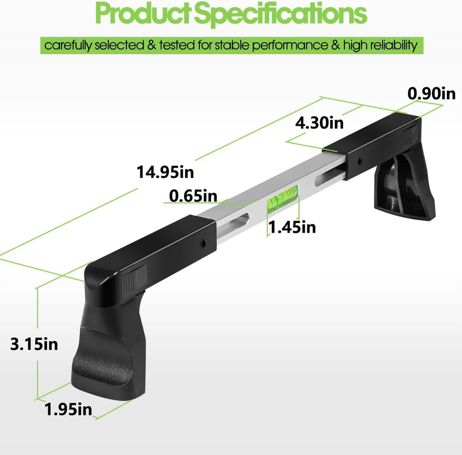 Steering Wheel Level Alignment Tool for Passenger Cars,Vans & Trucks 270mm-340mm