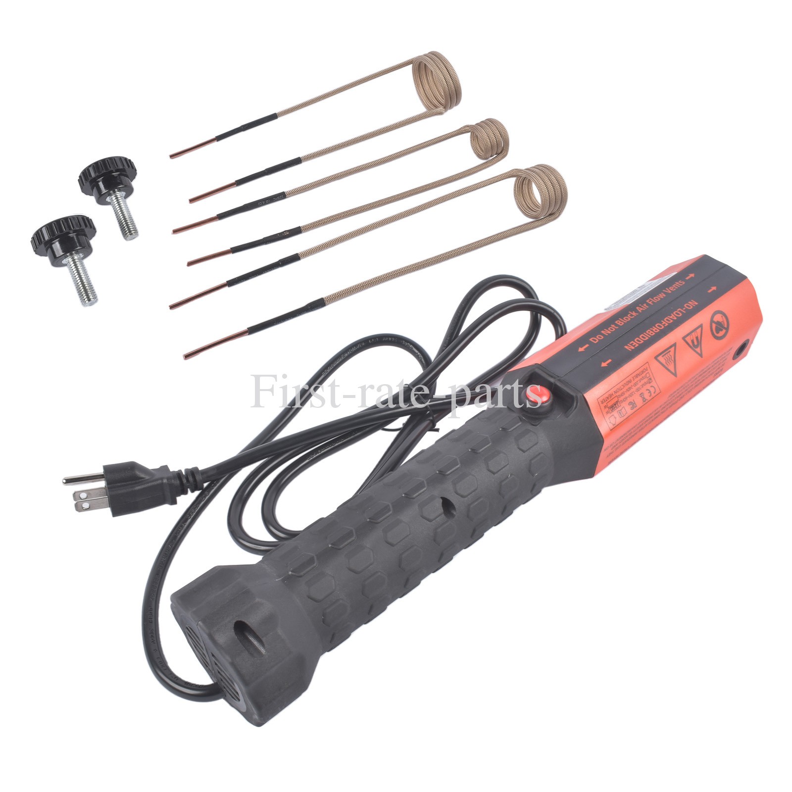 1100W/1200W Magnetic Induction Heater Kit Flameless Bolt Remover Tool w/ 3 Coils