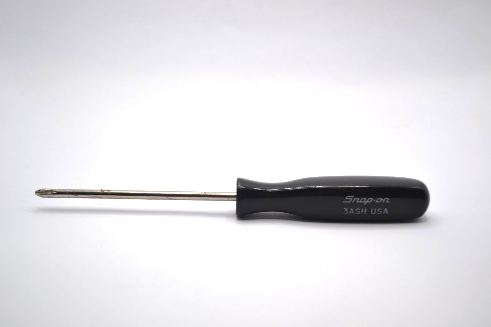 Snap On Tools 3ASH Mini Black Handle Screwdriver Phillips Made in USA B-6