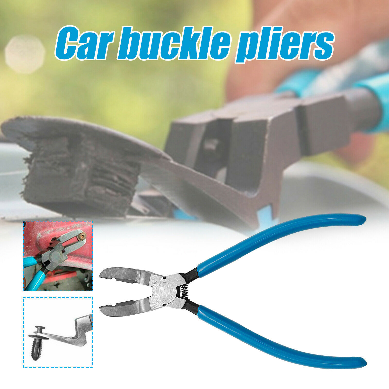 2/4/6x Car Fastener Clip Panel Puller Plier Tool Push Retainer Pin Rivet Trim US