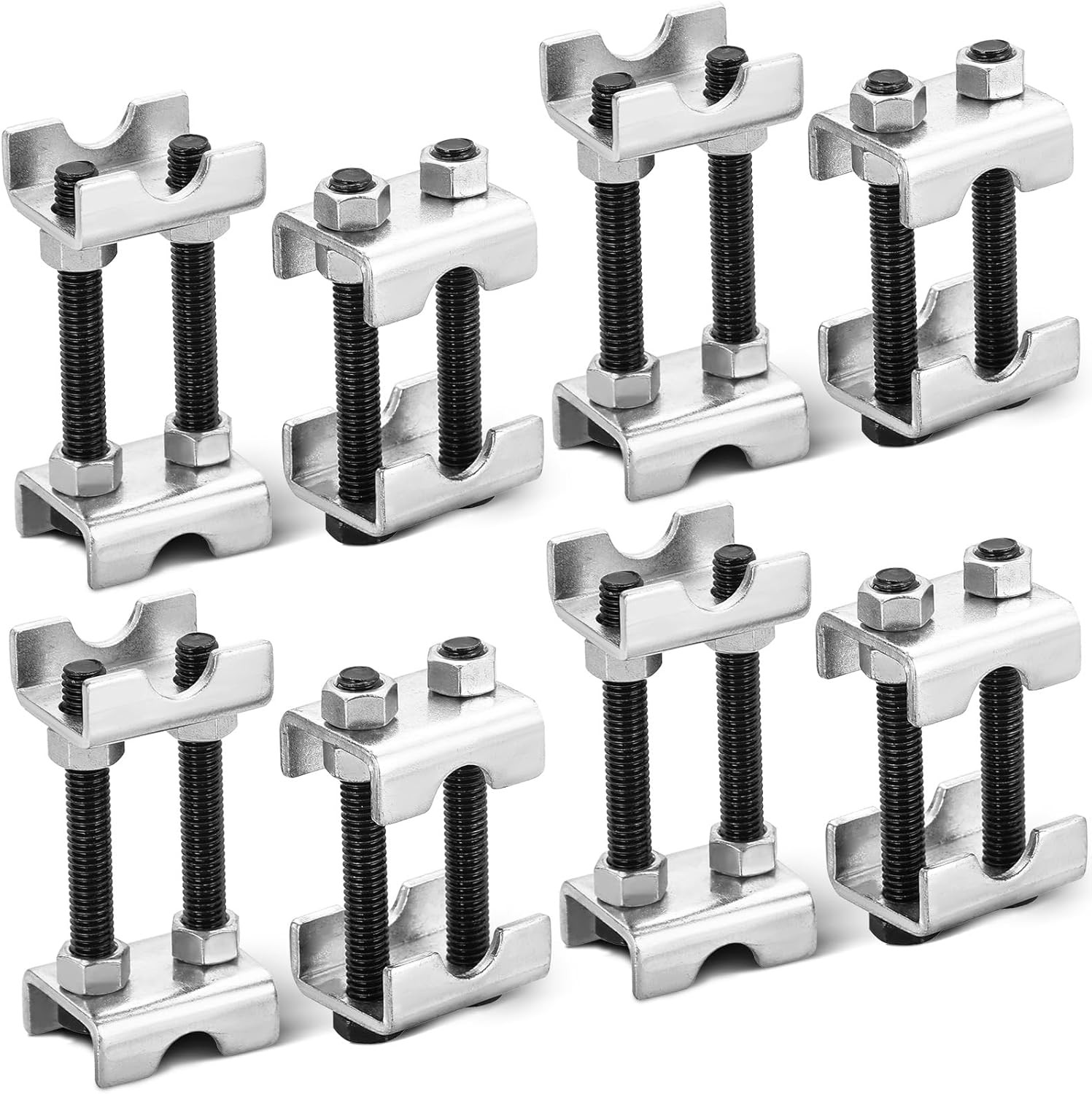 4/8pcs Mini Coil Spring Compressor Adjustable Spring Struts Shocks Adjuster Tool