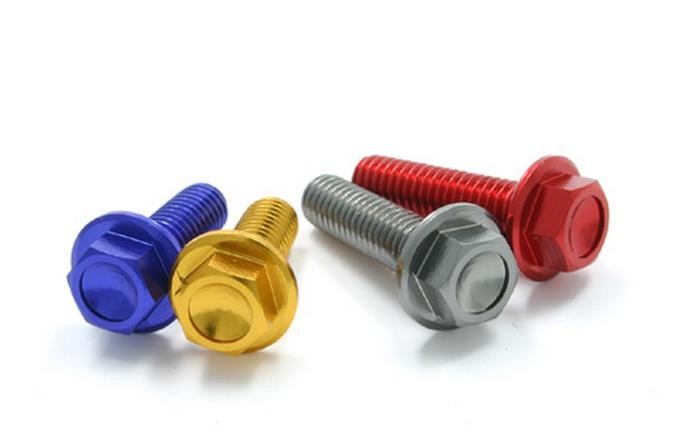 Drc D58-51-116 Flange Bolts – M6 x 16mm – Blue (4pk)