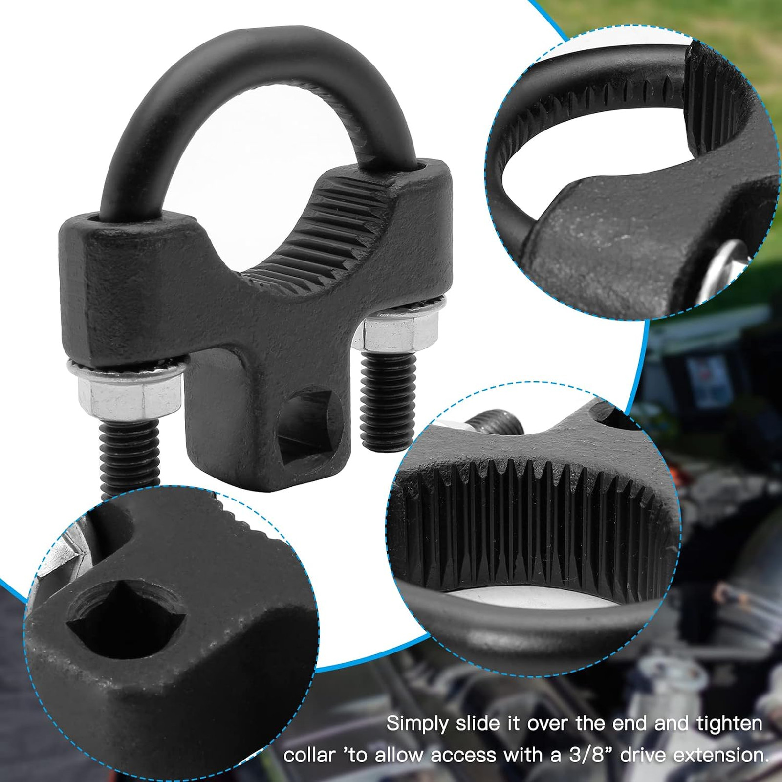 Universal Inner Tie Rod Removal Tool 3/8 Inch, Tie Rod End Removal and