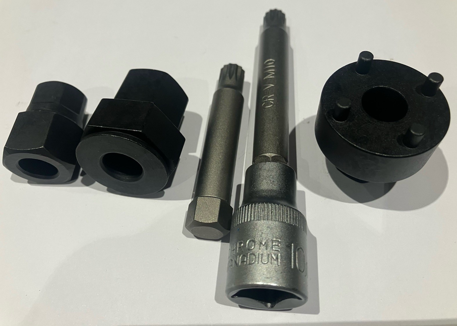 New! Alternator Tool Set 5 Pc M10 Spline FITS Renault (110mm + 64mm) ..