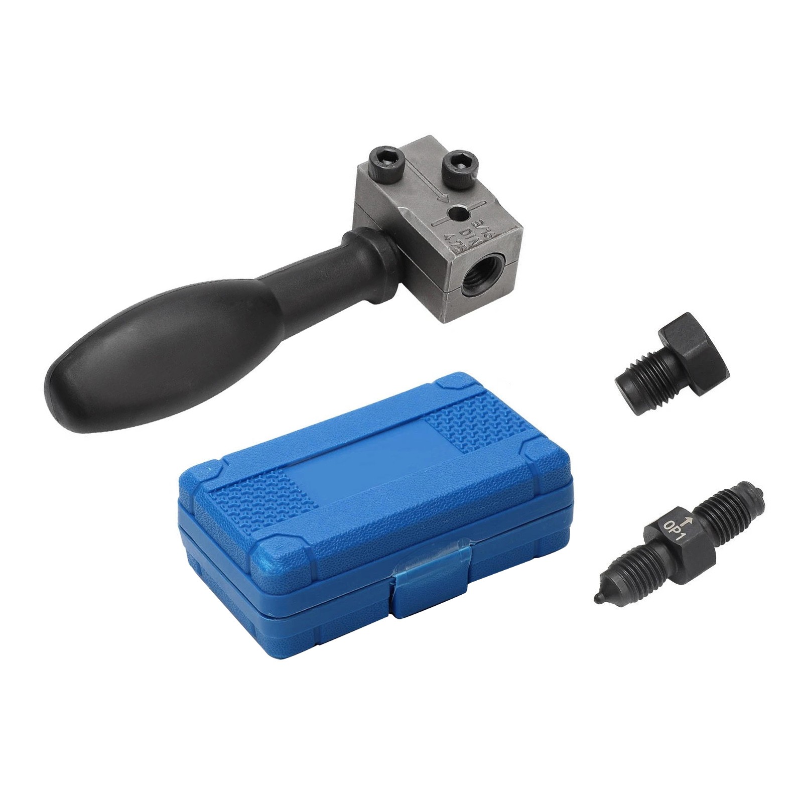 3/16″ Pipe Flaring Tool Set with Rust-Resistant Adapters for Workshop Use & Case