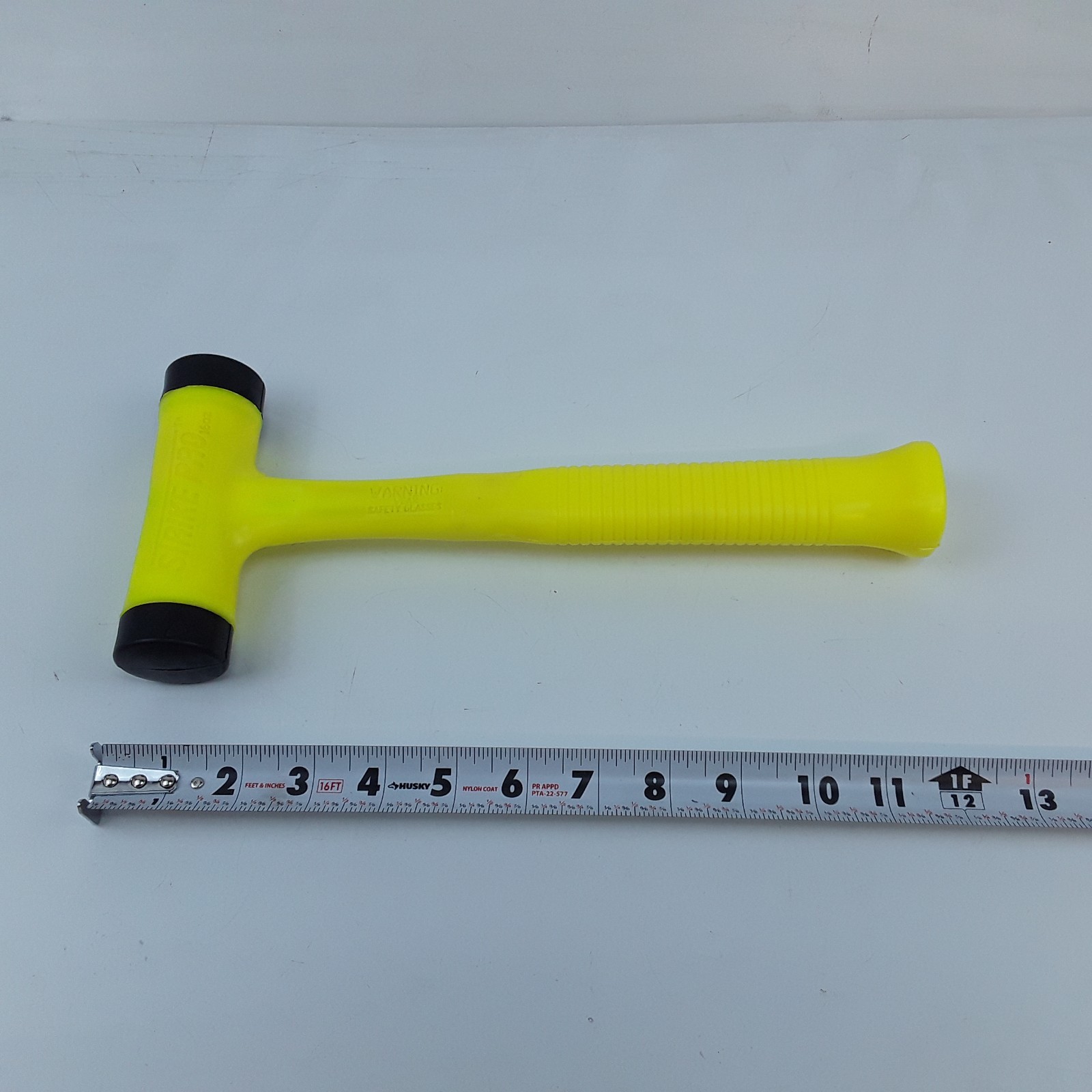 Ken-Tool Strike Pro No. 35335 Dead Blow Hammer 16 Oz Yellow Fiberglass