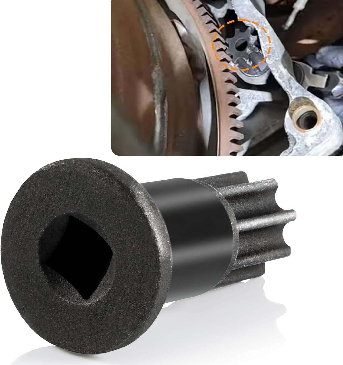 Engine Barring Rotating Tool for Cummins B/C Series & Dodge 3.9L 5.9L 6.7L 8.3L