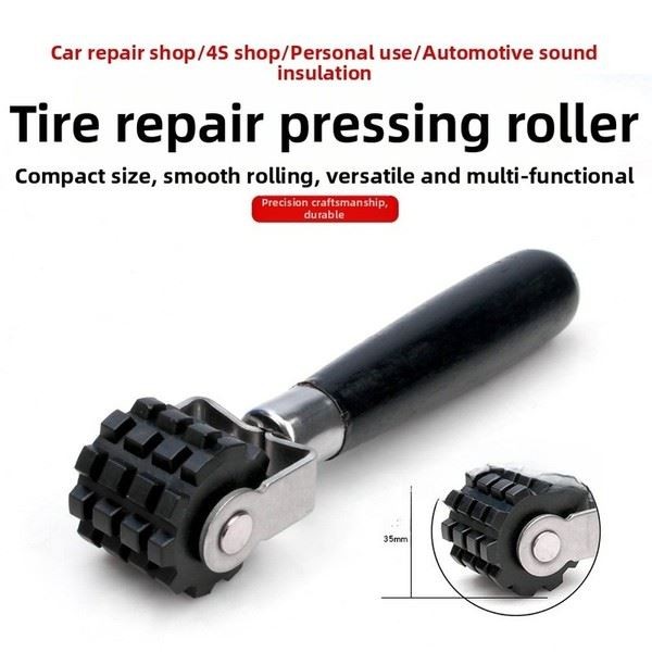 Tire Repair Roller Tool for Car Cold Patch with Portable Compact Design