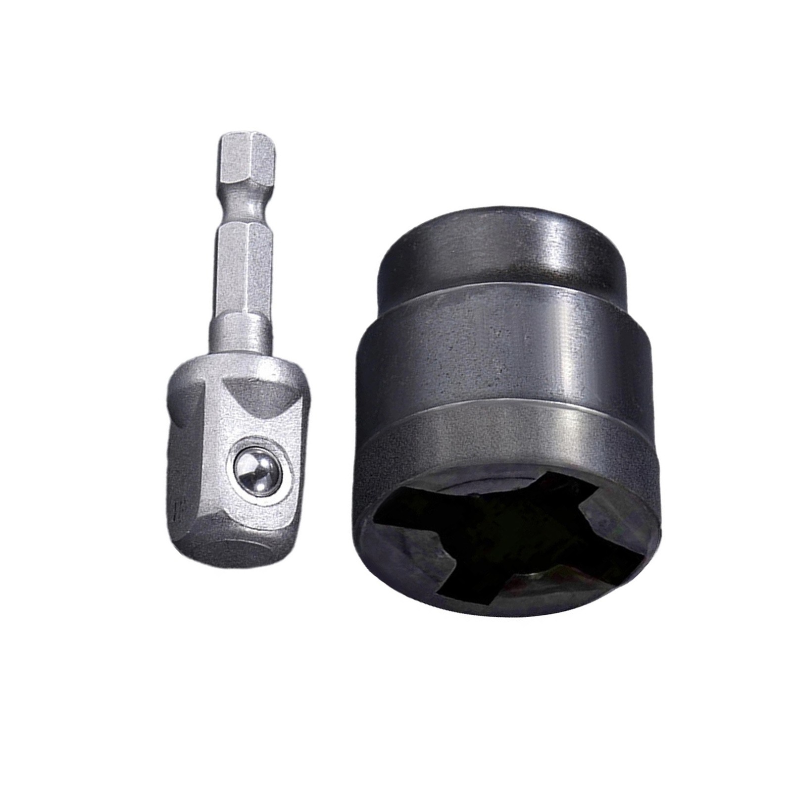 Power Drill to Scissor Jack Adapter, Socket Converter Tool, High Carbon Steel