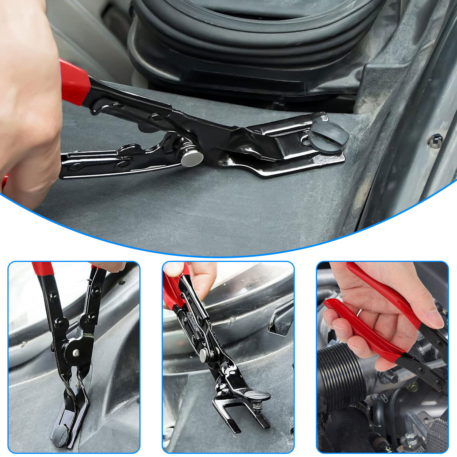 3PCS Auto Trim Clip Remover Tool Removal Pliers Fastener Door Panel Retainer US