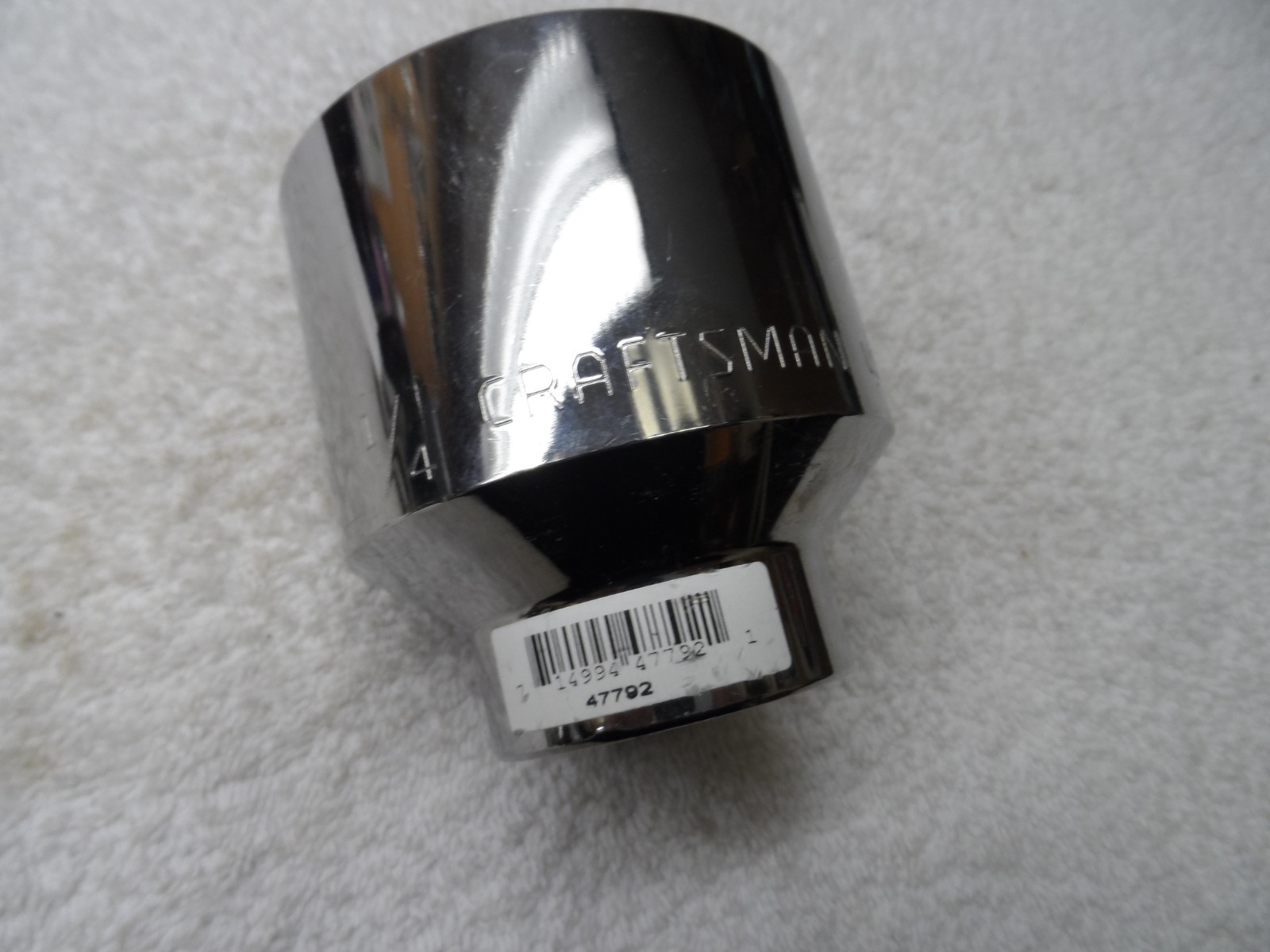 Craftsman 3/4″ Drive, 12pt NOS USA Large Socket, 2 1/4″ – Part # 47792