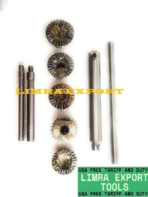 5 Pieces Cylinder Head Valve seat Cutter Set in high Speed Steel(HSS)