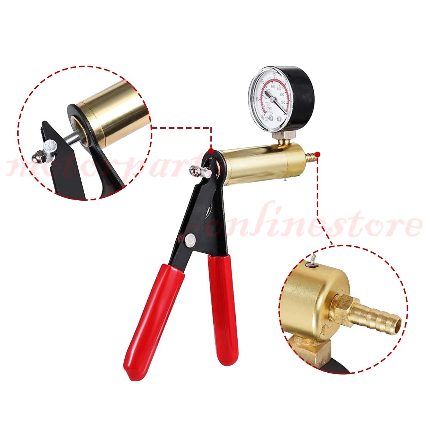 Manual Hand Vacuum Pump Car Pressure Tester Tool Brake Fluid Bleeder Bleeding