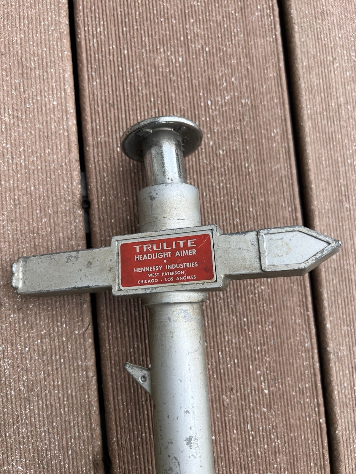 John Bean Trulite Headlight Aiming Tool Dial-A-Level Pair Vintage No. 15014-1