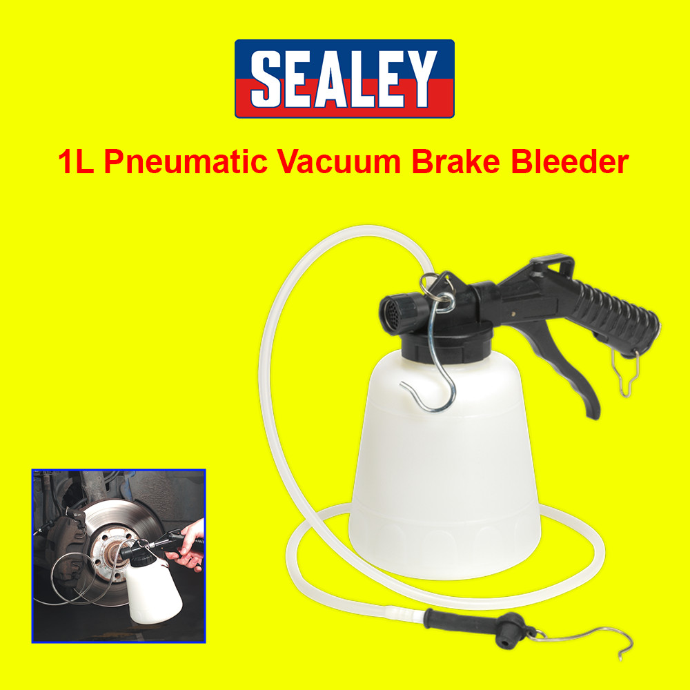 Sealey VS020 Bleeding Kit 1L Air Powered One Man Operated Type Clutch Bleeder