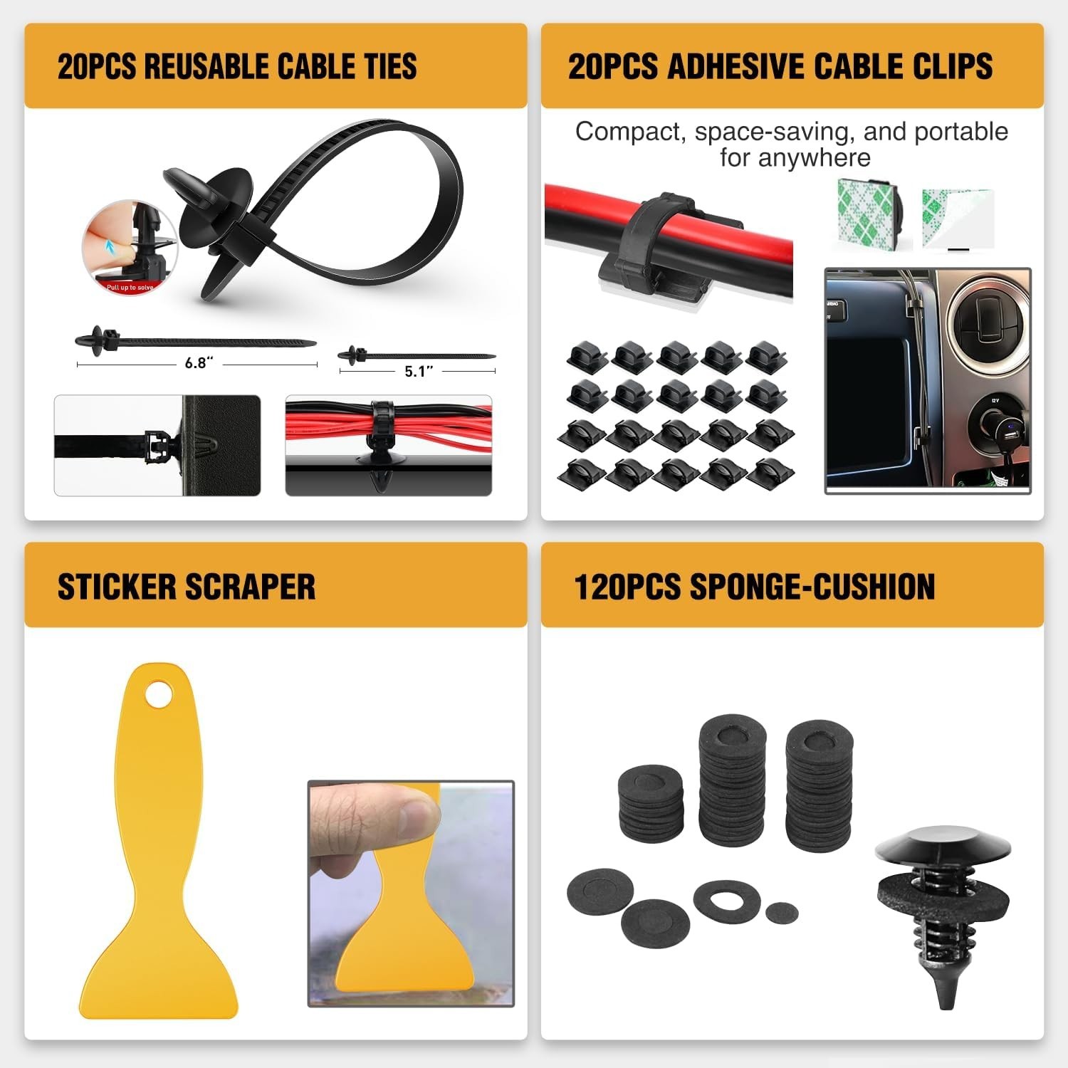 330Pcs Trim Removal Tool, Auto Push Pin Bumper Retainer Clip Set Fastener Ter…