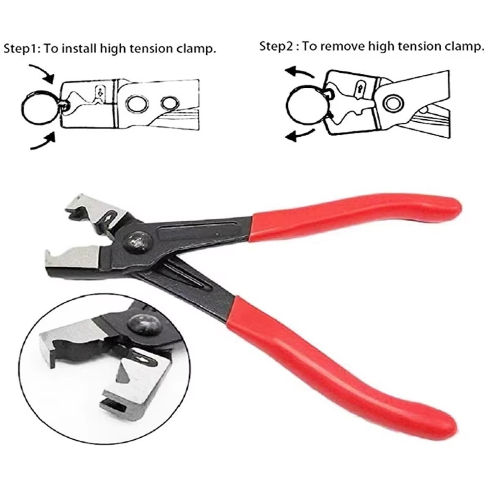 35mm Opening Hose Clamp Pliers Made of Carbon Steel for Automotive Repair Tasks
