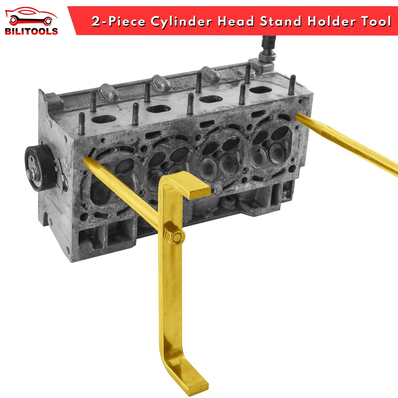 Universal Cylinder Head Stand Tool | Engine Work Bench Support for Rebuilding, I