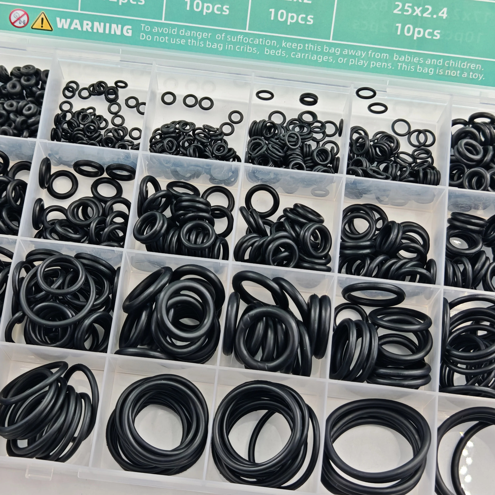 1020Pcs Boxed Nitrile O-Ring Repair Kit Sealing Ring Set