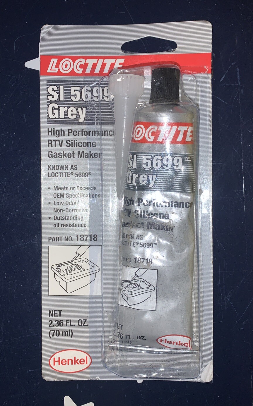 Loctite SI 5699 GREY RTV Silicone Gasket Maker HIGH Performance 70mL 2.3oz 18718