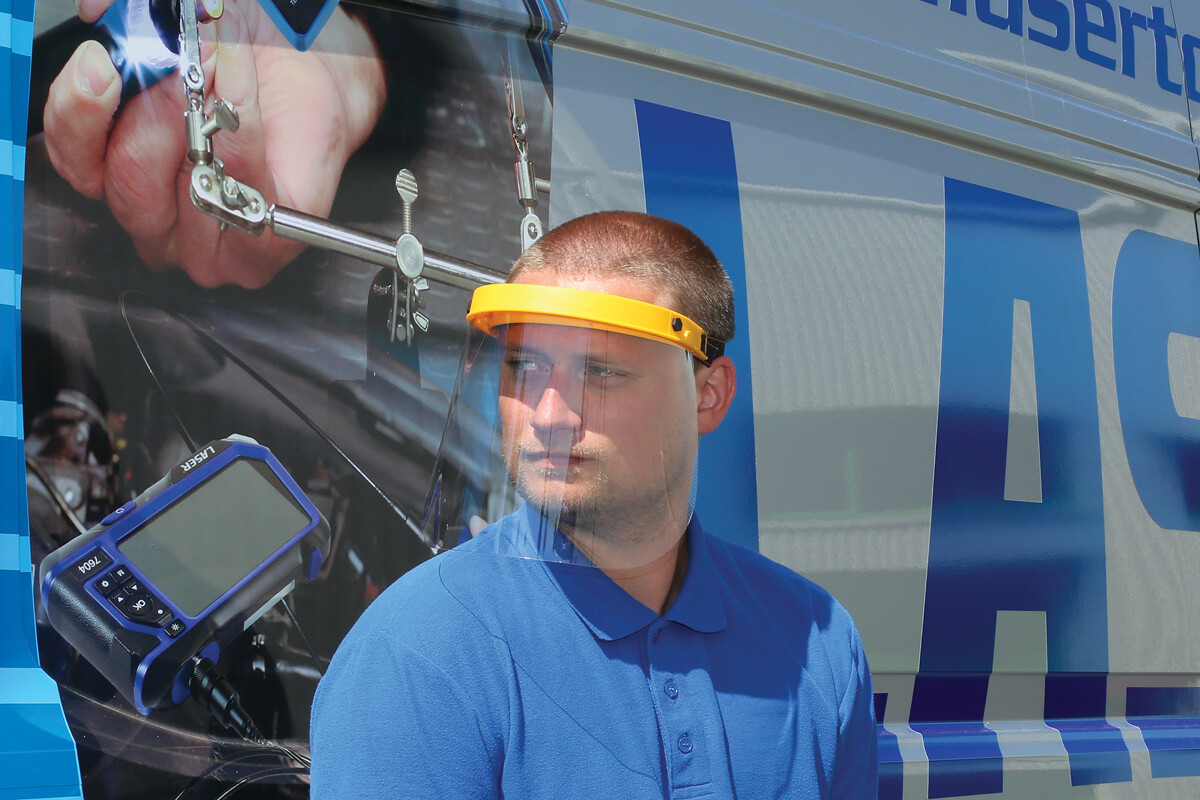 Laser Tools 8047 Face Shield Visor CLEAR Full Face Protection
