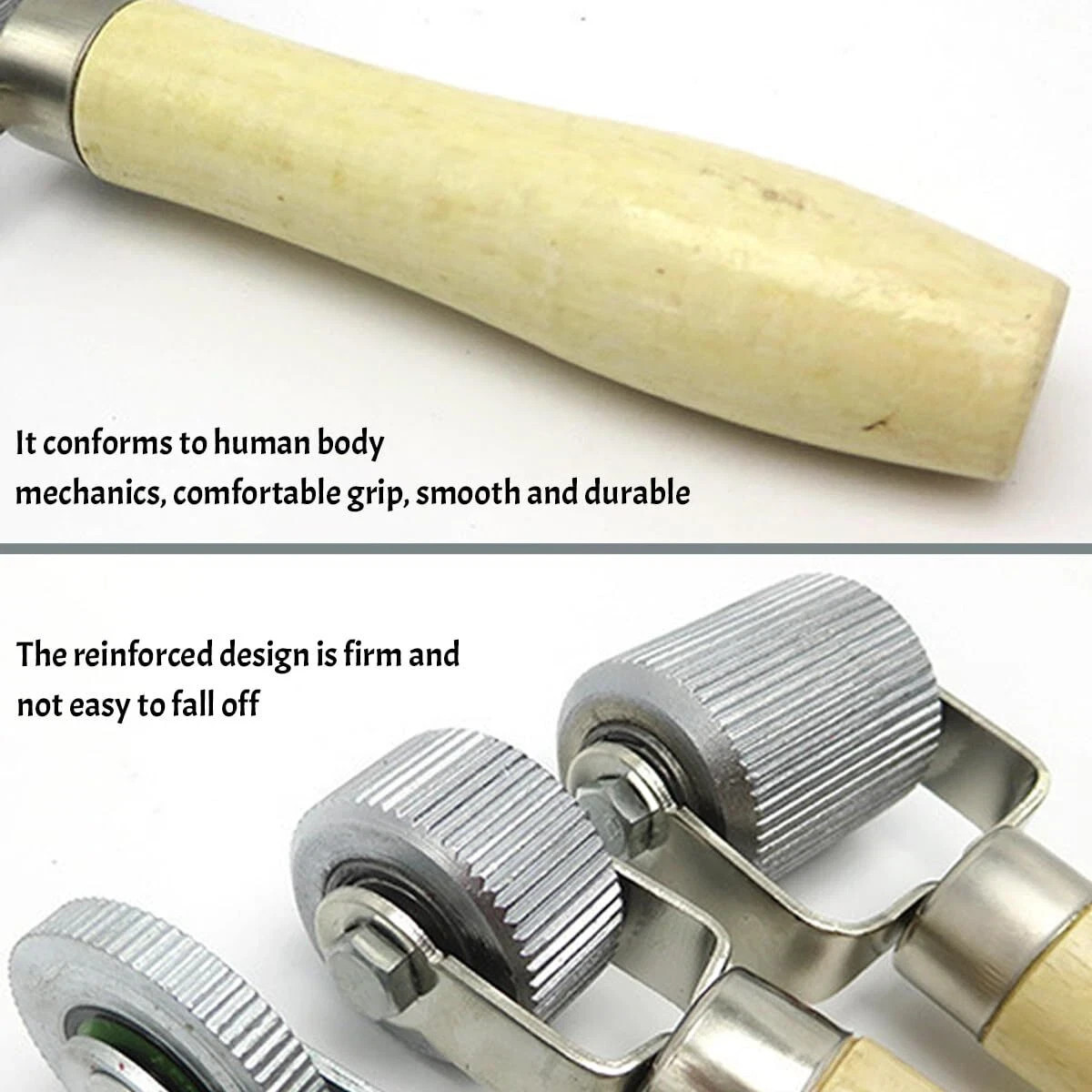 3 Pcs Car Sound Deadener Hand Roller Sound Noise Insulation Tool for Auto