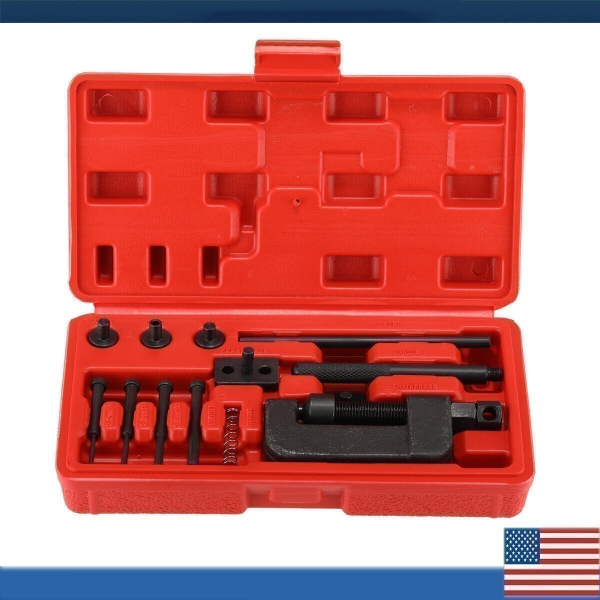 Motorcycle Chain Breaker Kit Chain Cutter Rivet Tool / 520/525/530/630 Pitch KY