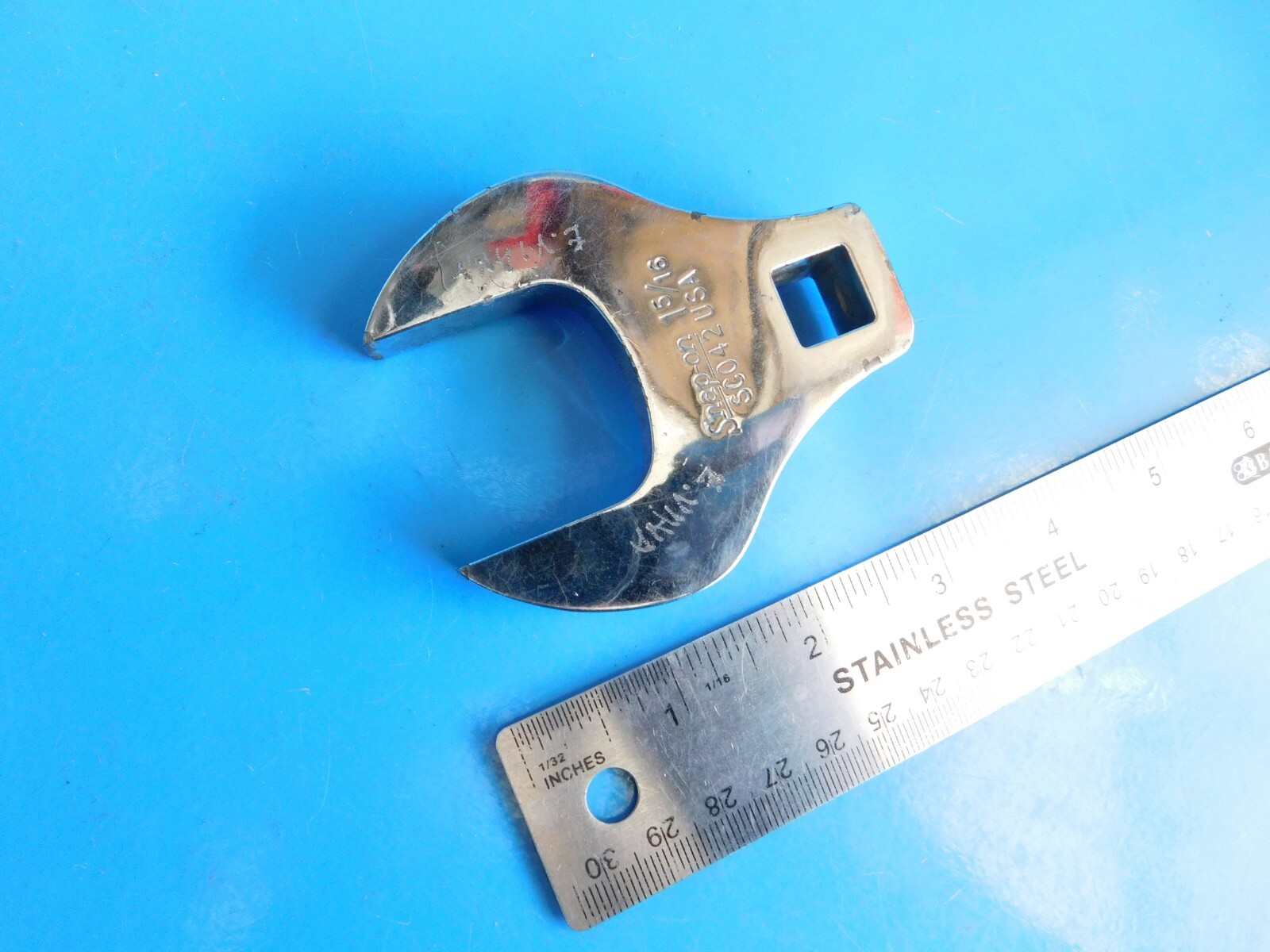 USED, SNAP ON TOOLS ” 1- 5/16 IN ” 1/2 IN. DR. OPEN END CROWSFOOT