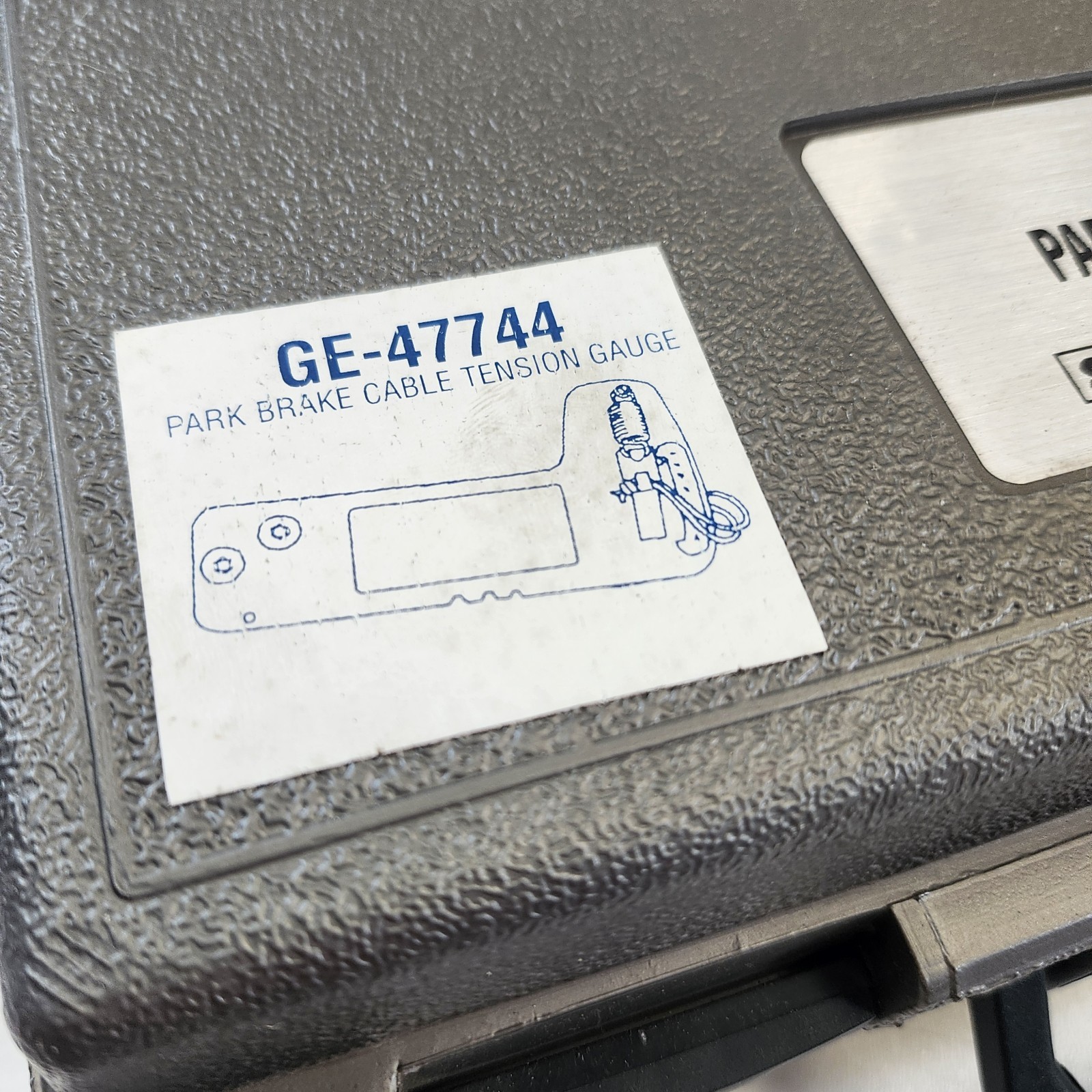 Kent-Moore GE-47744 Park Brake Cable Tension Gauge Tool Case Automotive