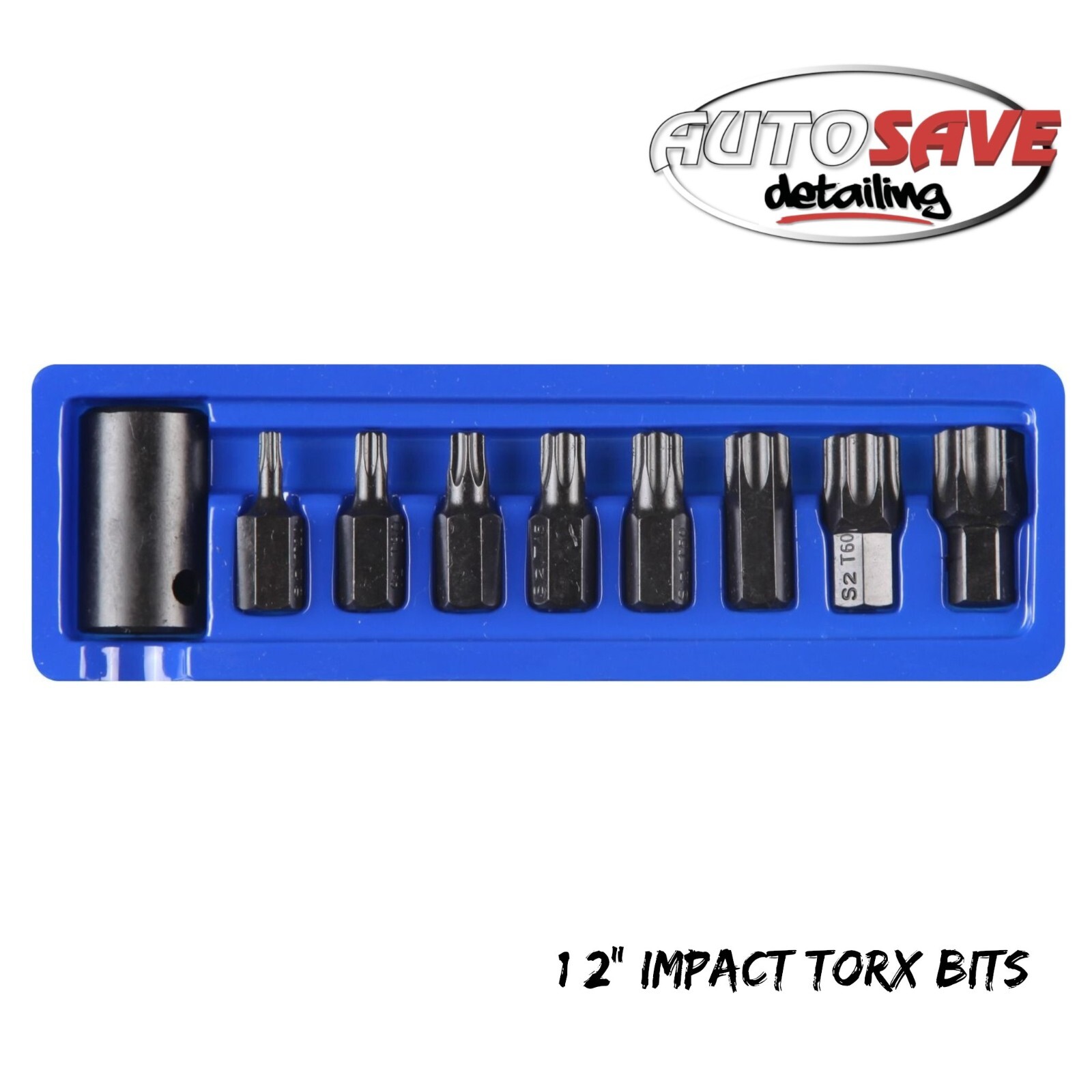 BlueSpot – 9 PCE 1/2″ Impact Torx Bits (T30-T70)