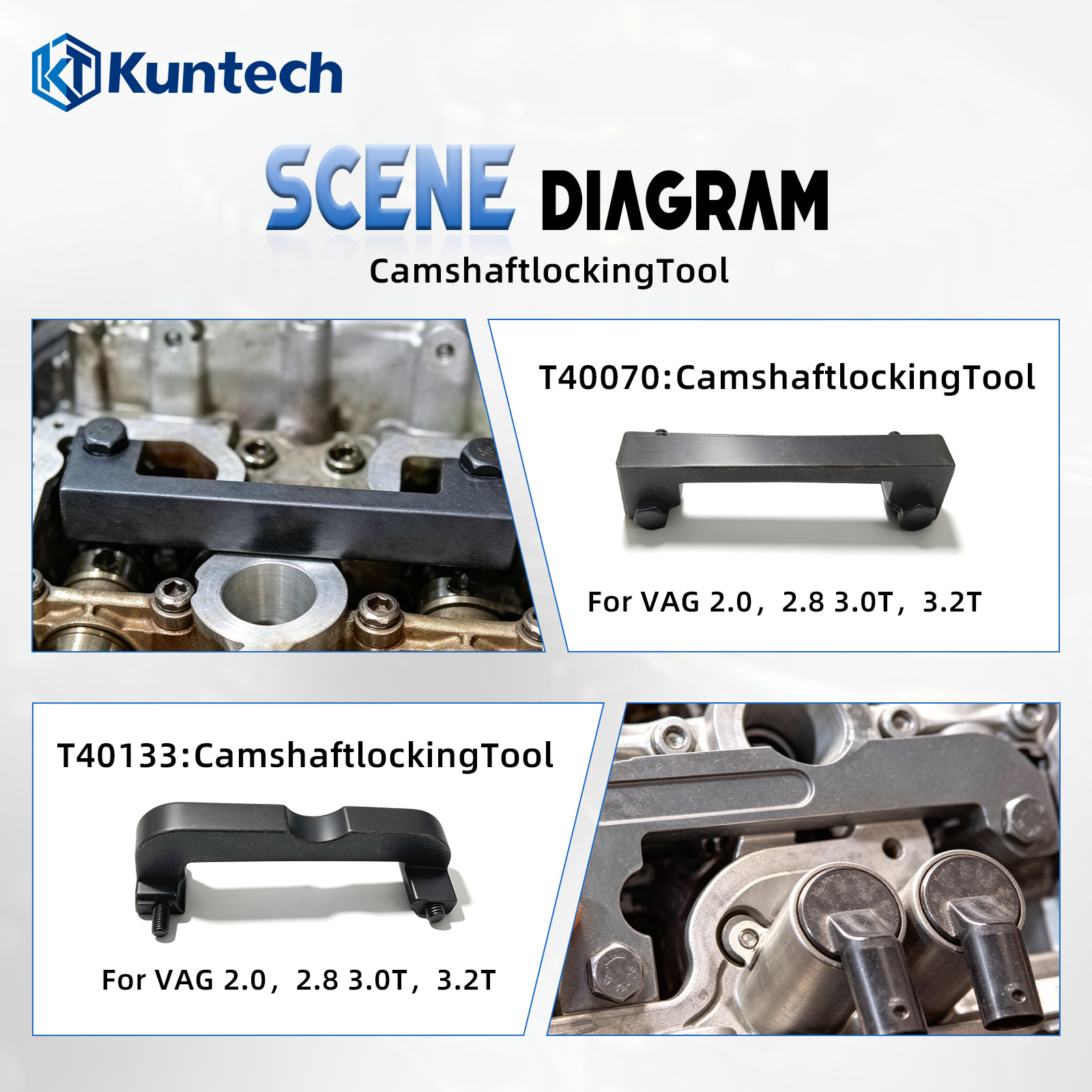 Engine Camshaft Alignment Timing Tool Kit for VW Audi A4 A6 A8 Q5 Q7 R8 2.0-5.2L