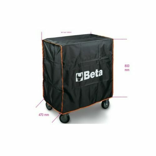 Beta Tools C24S Tool Box Cover Genuine Item Black with Orange Trim Kart Parts UK