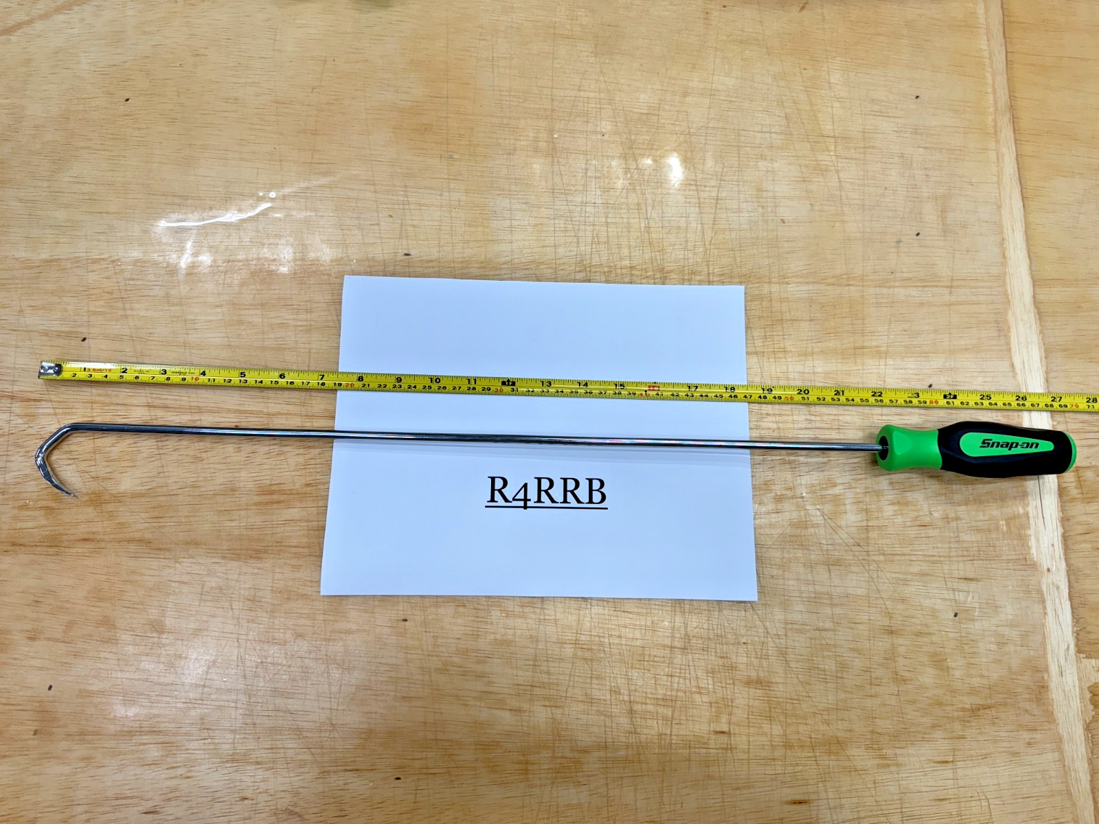 Snap-on Tools NEW GREEN Soft Grip Hook Extra-Long Radiator Hose Pick SGAL1713BG