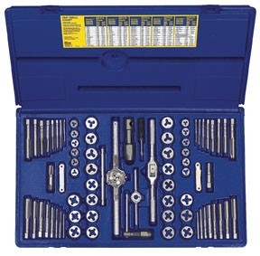 76 Pc. Machine Screw and SAE/Metric Tap and Hex Die Set AHN-26376 Brand New!