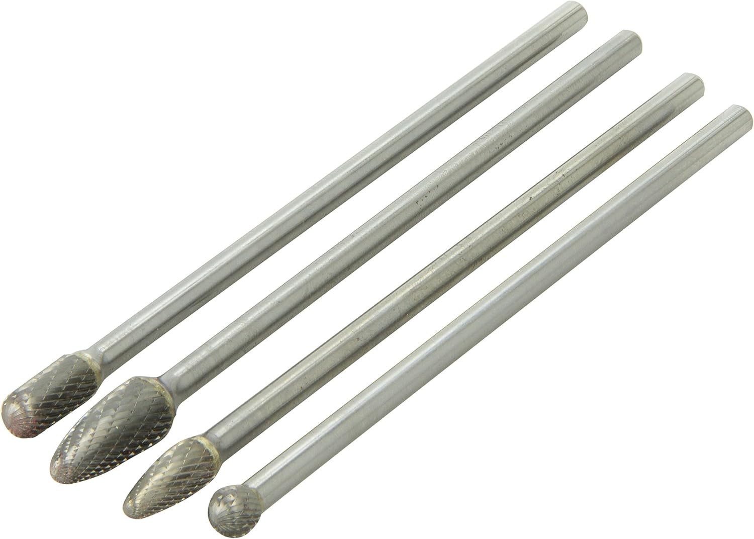 ATD Tools -8170- 6″ Long Shank -Double Cut Carbide Burr Set, 4 pc.