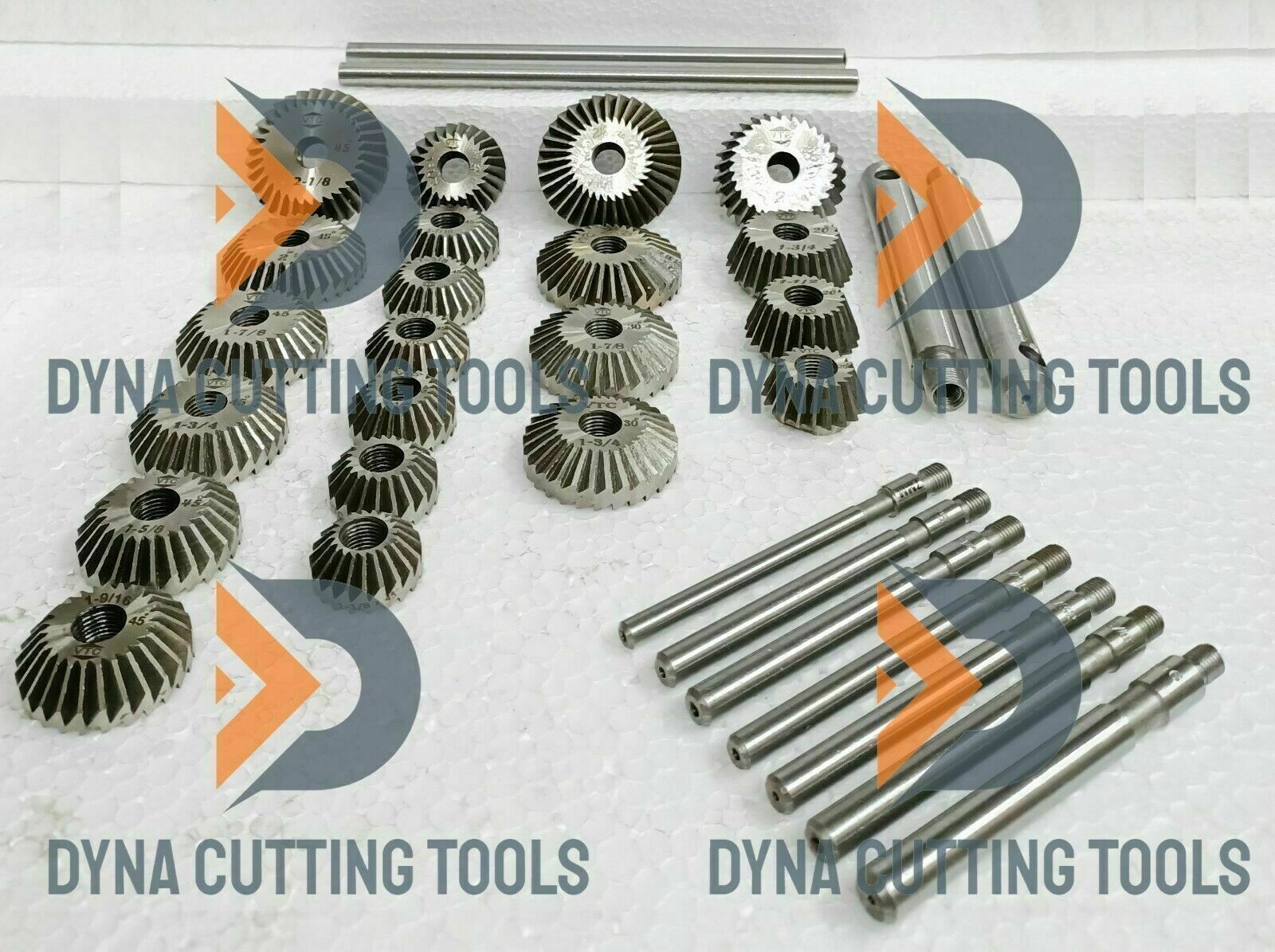 33 pcs HIGH CARBON STEEL VALVE SEAT CUTTER KIT 1.1/8″ TO 2.1/8 45 DEG + 70 DEG