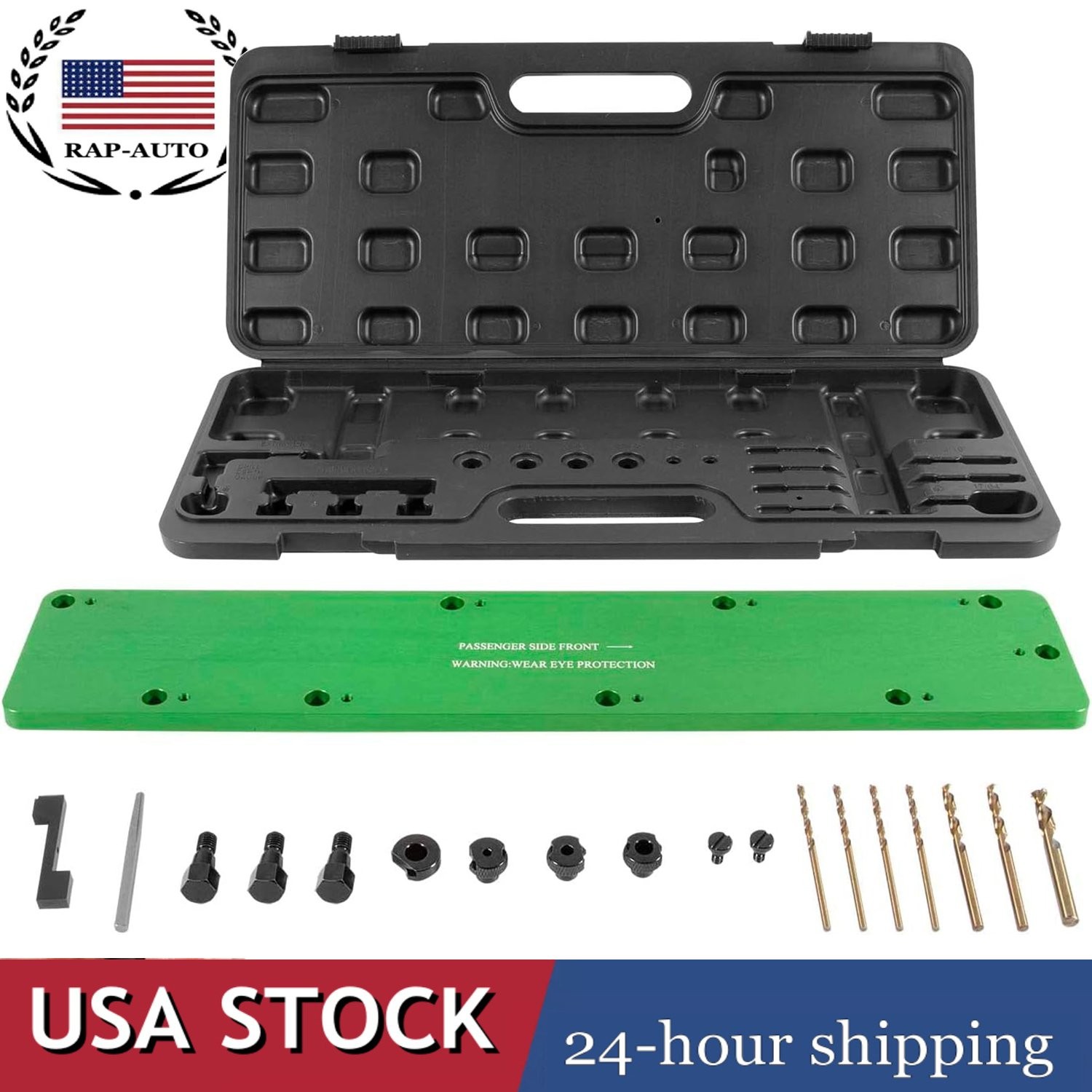 71500 Exhaust Manifold Bolt Stud Drill Template Removal Tool Kit for Dodge 5.7L