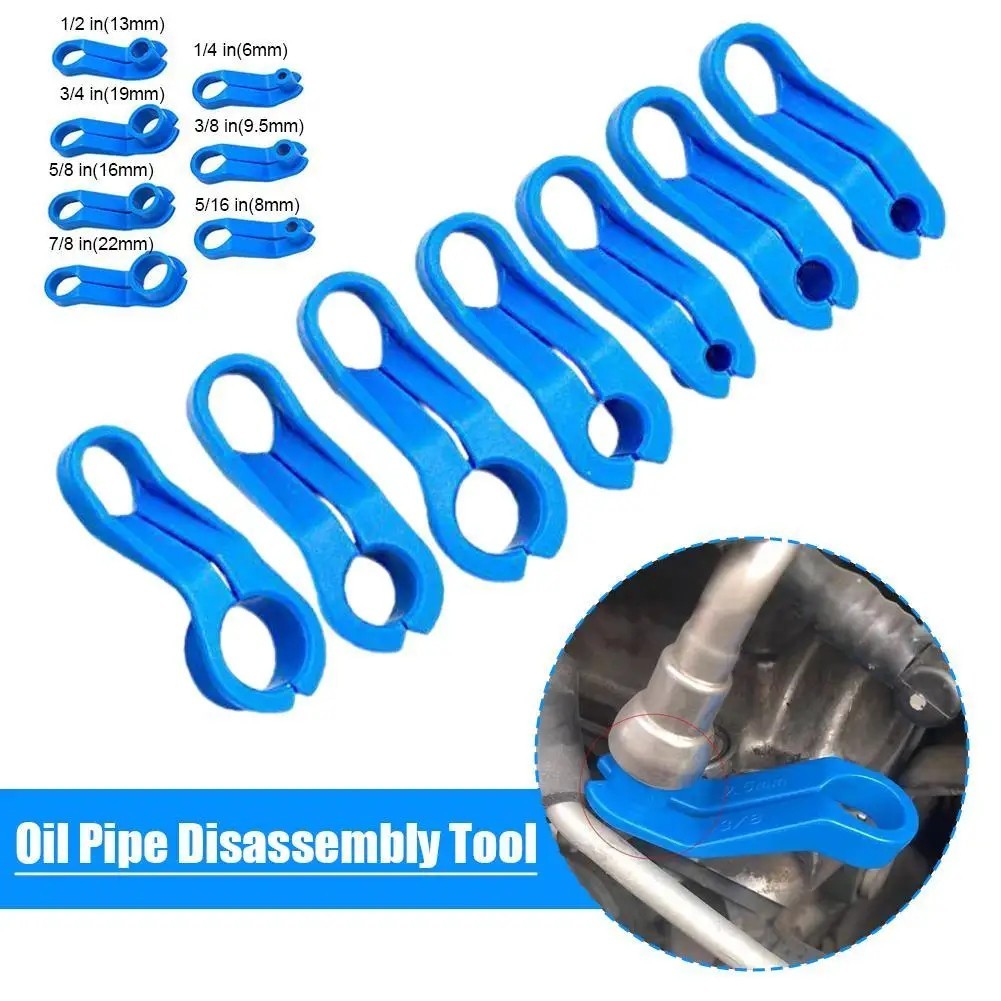 7pc Fuel Line Disconnect Tool Set Oil Pipe Removal Auto Repair Garage Workshop