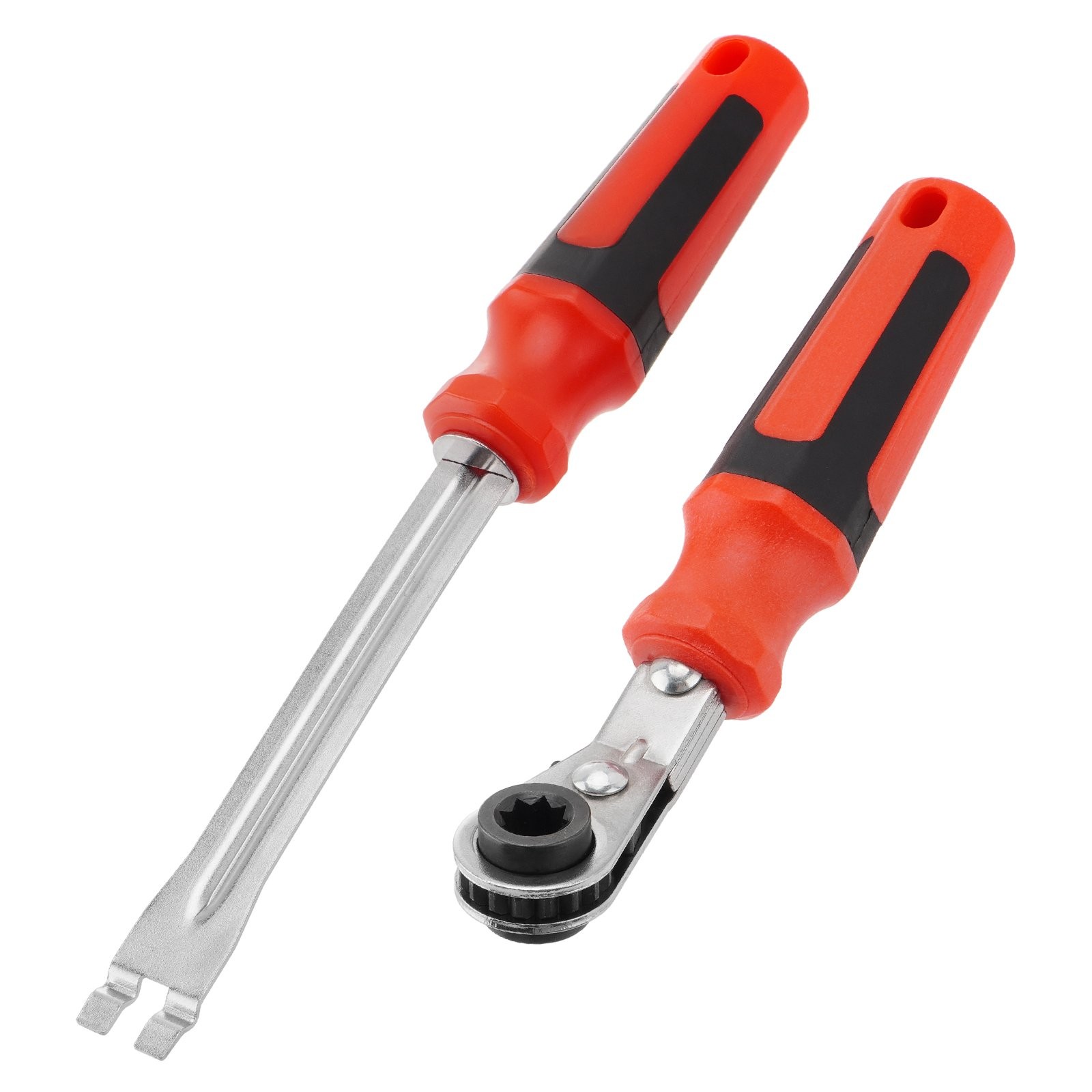2PCS Automatic Slack Adjuster Tool Set Release Tool Wrench Efficiency Ratchet