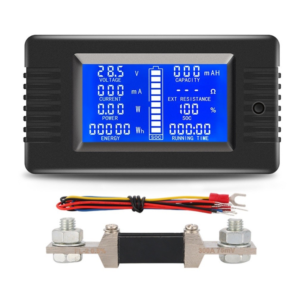 DC 0300A Voltmeter Ammeter Car Battery Tester with Current and Voltage Meter