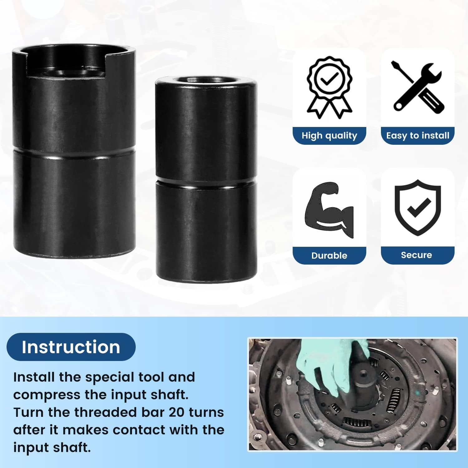 307675 Double Clutch Dry DPS6 Transmission Tools Kit Fit Ford Fiesta Focus Volvo