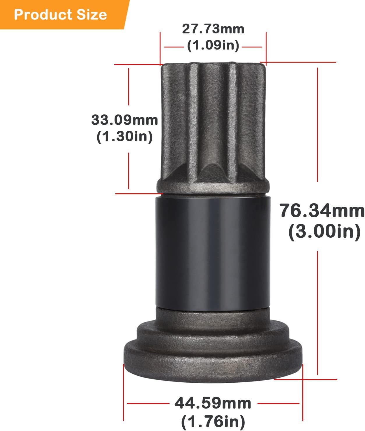 Engine Barring Tool for Cummins B/C Series & Dodge Pickup 3.9L, 5.9L, 6.7L &8.3L