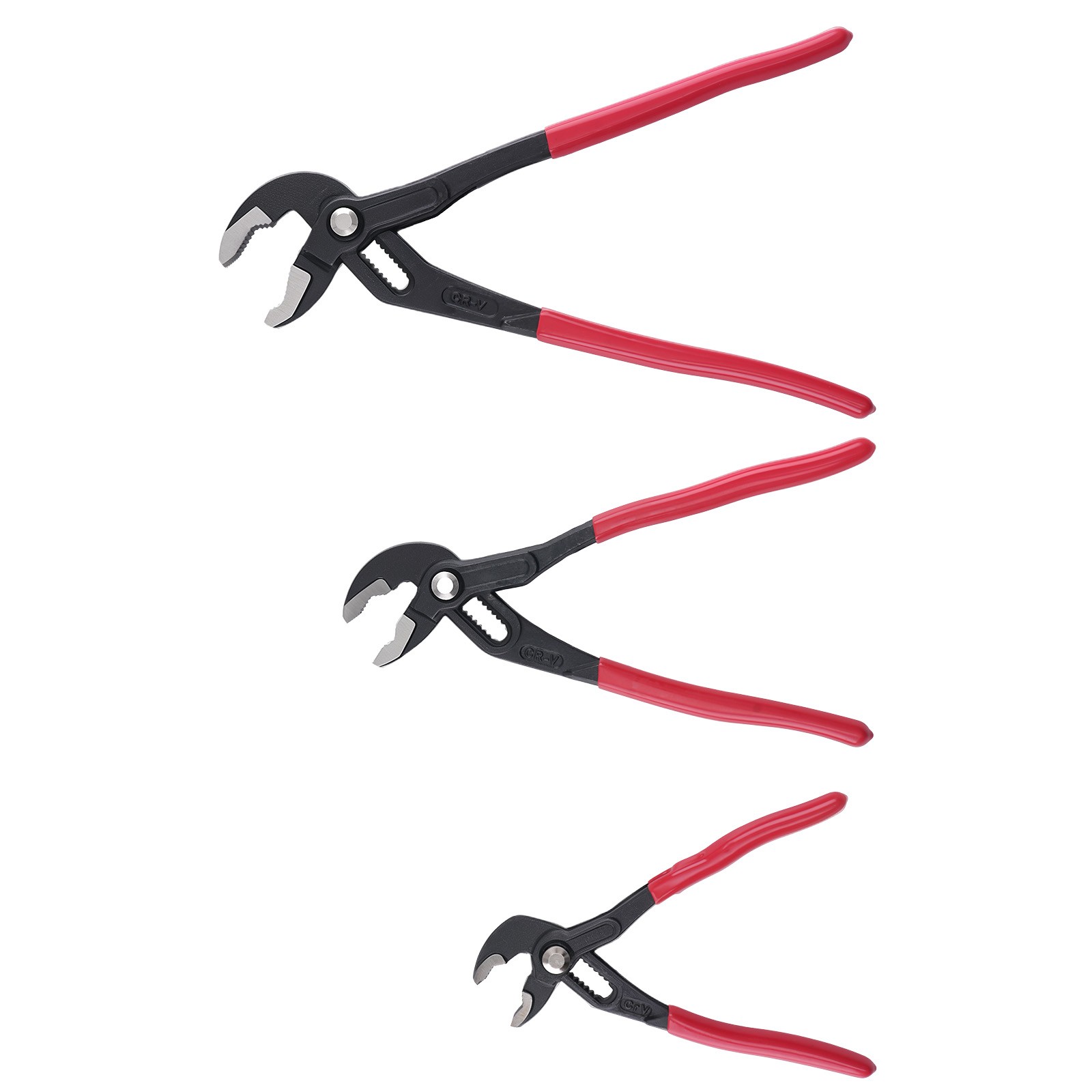 Water Pump Pliers 7″ 10″ 12″ 3pc Carbon Steel Self-Locking Non-Slip Grip