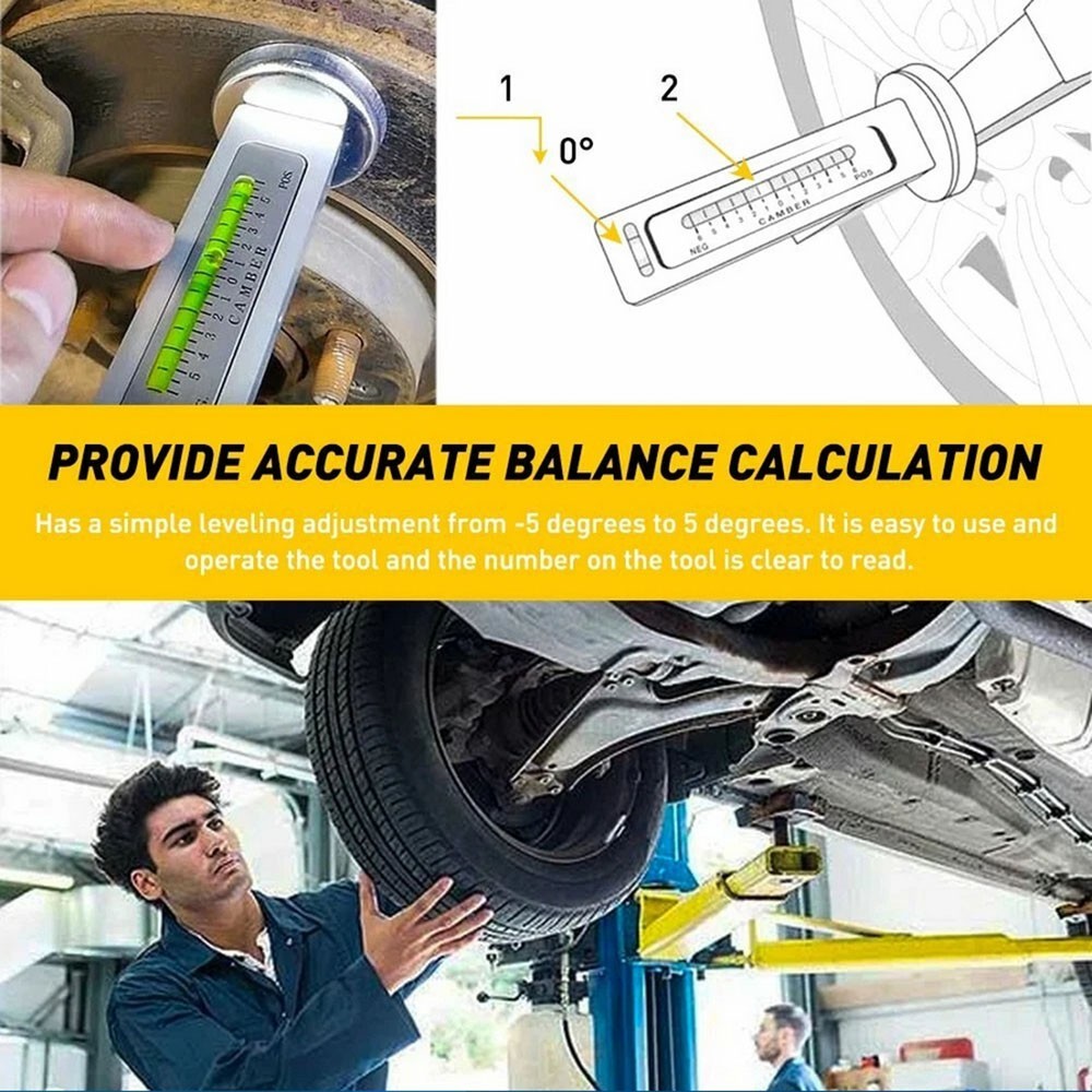 Universal Magnetic Camber Caster Gauge – Adjustable Wheel Alignment Tool for …
