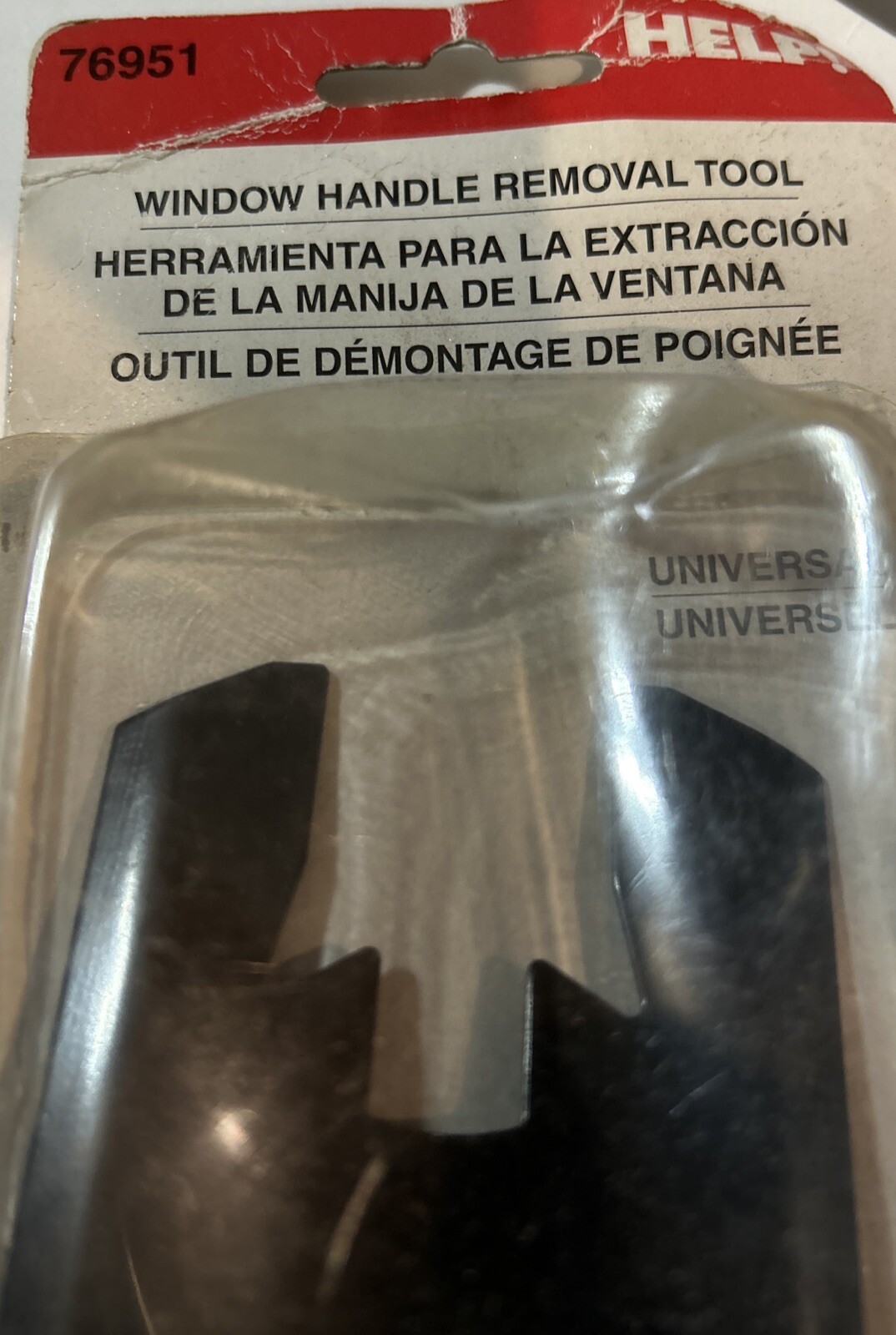 Help! Window Handle Remover Tool Motormite 76951 Universal New OS -Open Package