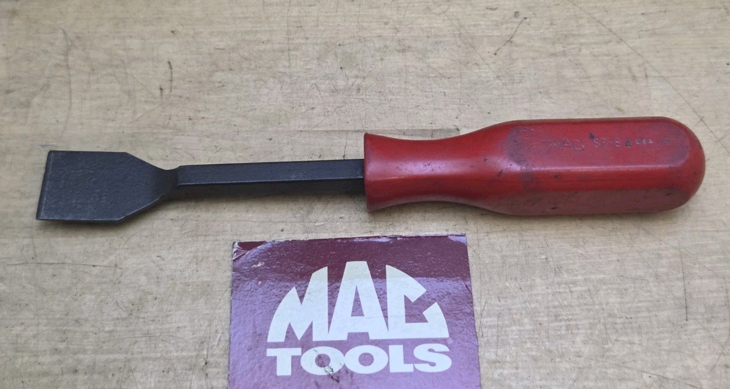 MAC Tools SP8A – 8″ Long Red Hard Handle Carbon/Gasket Scraper